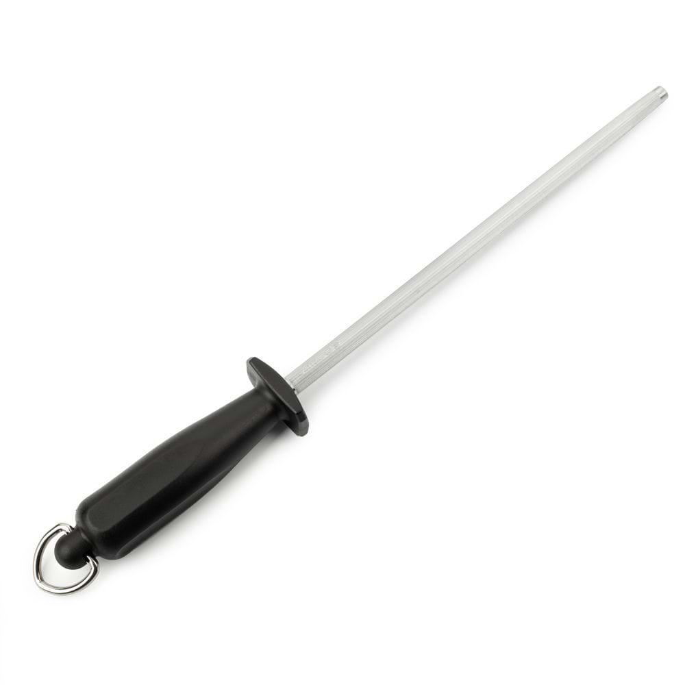 Honing Steel Knife Sharpening Rod 11 inches, Premium Carbon Steel