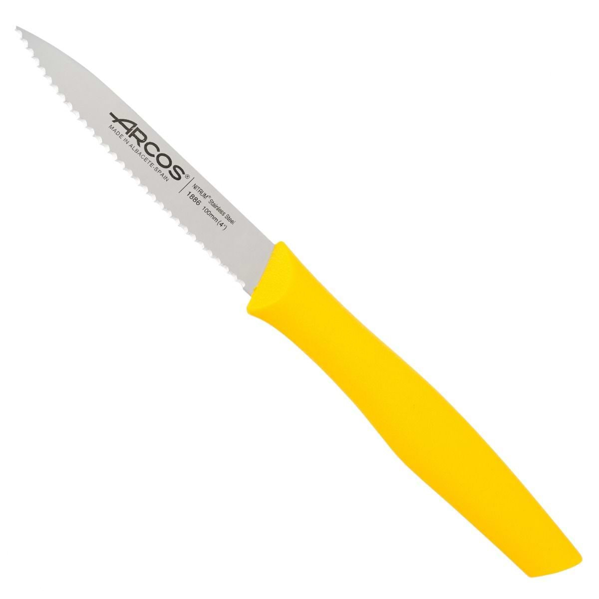 Icel Paring knives 4'' serrated Yellow