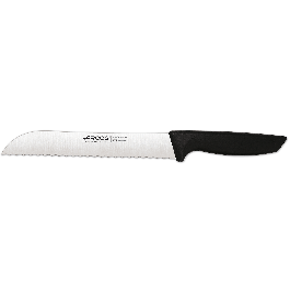 Cuchillo Tomatero Serie Lyon 130 mm Negro