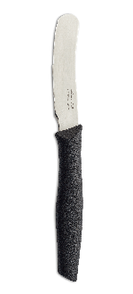 Nova Series 90 mm Serrated Black Colour Butter Knife