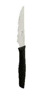 Couteau à steak cranté Noir Nova 115 mm
