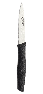 Nova Series 100 mm Serrated Black Colour Paring Knife