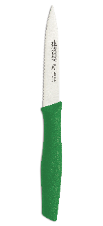 Couteau Office Cranté Couleur Vert Série Nova 100 mm