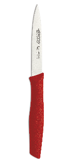 Couteau Office Rouge Couleur Série Nova 100 mm