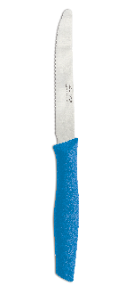 Couteau de table cranté Bleu Nova 110 mm