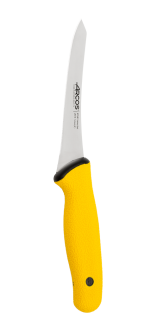 Couteau à désosser semi-rigide de la série Duo Pro 140 mm avec pointe biseautée