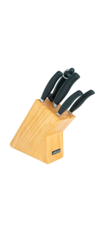 4 Pcs. Clara Series Knives Set + Wood Block + Sharpening Steel