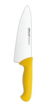 Chef's Knife yellow color from the 2900 Series 200 mm