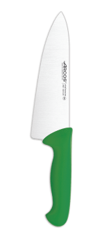 Cuchillo Cocinero color verde Serie 2900 200 mm 