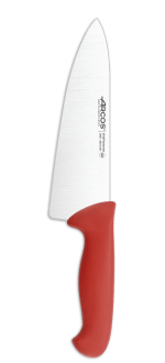 Cuchillo Cocinero color rojo Serie 2900 200 mm