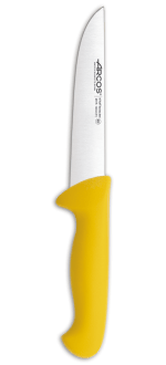 Cuchillo Carnicero color amarillo Serie 2900 160 mm