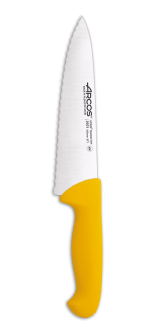 Cuchillo Cocinero color amarillo Serie 2900 200 mm