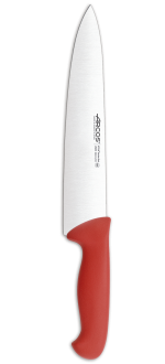 Cuchillo Cocinero color rojo Serie 2900 250 mm