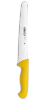 Cuchillo Pastelero color amarillo  Serie 2900 250 mm