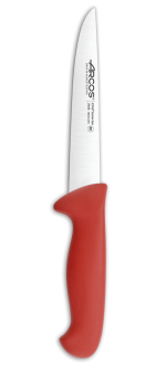 Cuchillo Carnicero color rojo Serie 2900 160 mm