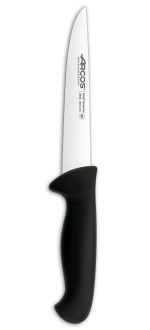 Cuchillo Carnicero color negro Serie 2900 160 mm