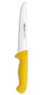Cuchillo Carnicero color amarillo Serie 2900 180 mm