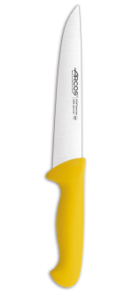 Cuchillo Carnicero color amarillo Serie 2900 200 mm