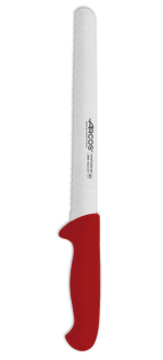 Cuchillo Pastelero colo rojo serie 2900 250 mm