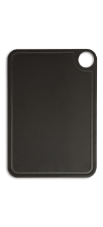 Tabla De Corte negra con canal y colgador 330 x 230 mm