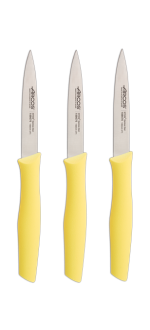 Set di Coltelli Spelucchino Colore Limone Serie Nova