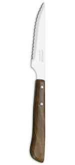 Steak knife 105 mm with poplar wood handle