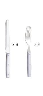 Set 6 pcs. Table Knives and 6 pcs Table Forks 