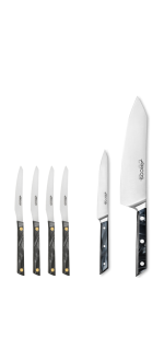 Set de Couteaux de Table Flysch et Set de Couteaux de Cuisine Eclipse