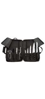 Set de cuchillos + gadgets + mochila Serie Universal