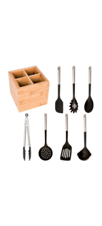 Conjunto Completo de Utensílios de Cozinha + Suporte