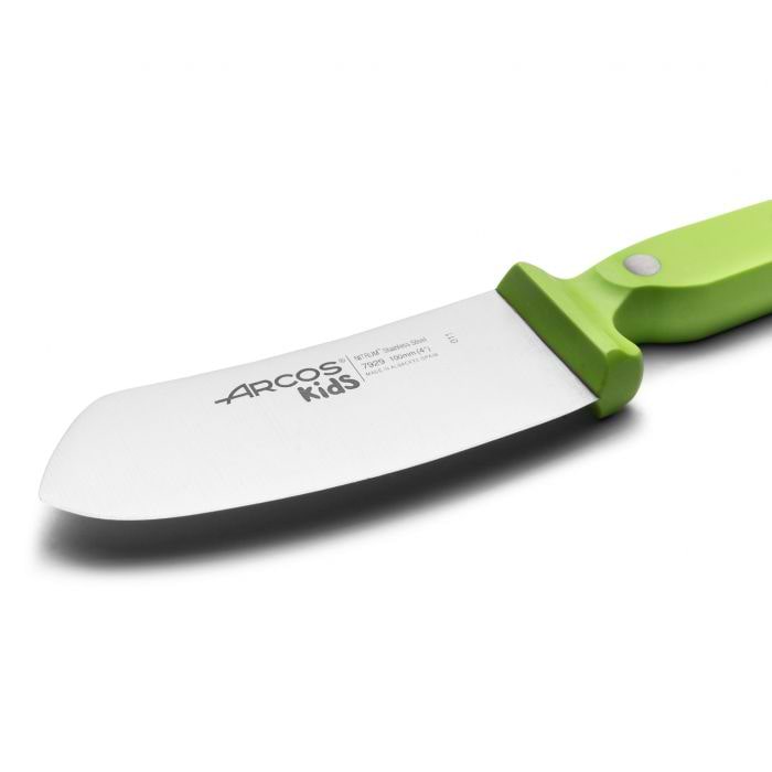 Couteau Arcos Kids Colour Green - Avis. Ce produit n'est pas un jouet. Il  doit être utilisé sous la surveillance d'un adulte. Bon marché, prix et  offres
