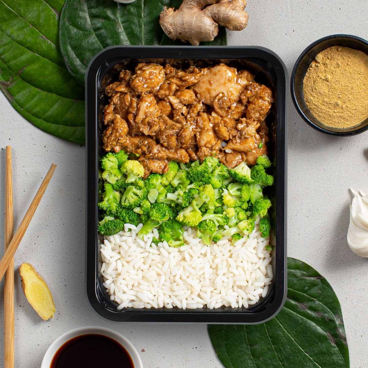 High Protein Vegan Teriyaki – Rijst – Broccoli PRAZ sportmaaltijden