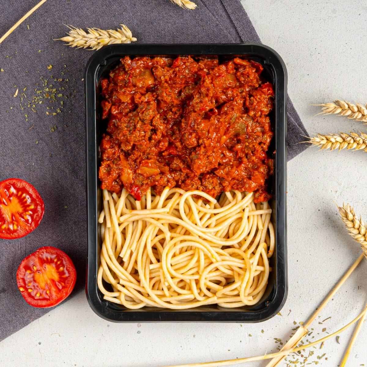 High Protein Droog trainen - Volkoren Spaghetti Bolognese - Beef PRAZ