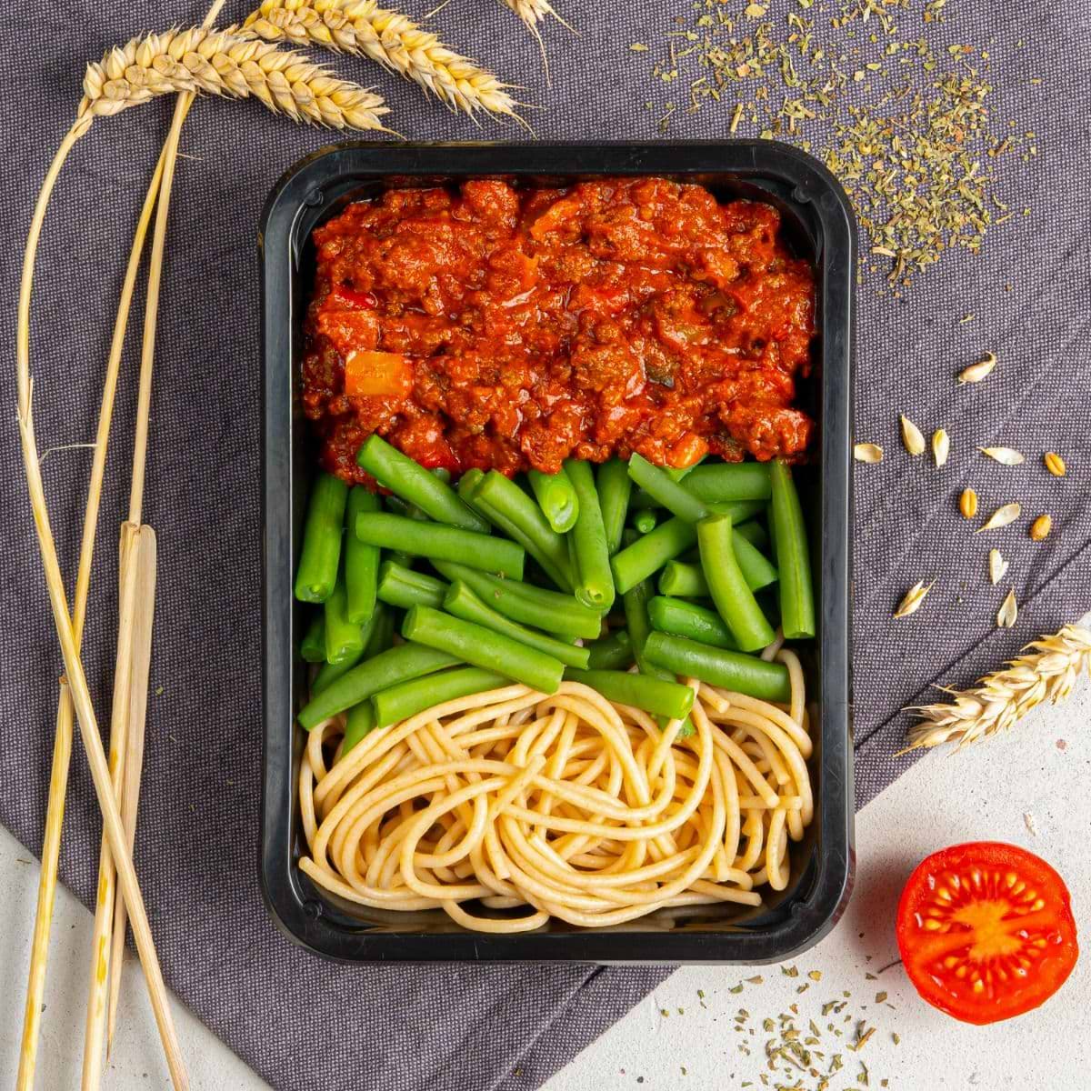 Afvallen - Volkoren Spaghetti Bolognese - Beef - Sperziebonen Koolhydraatarm PRAZ
