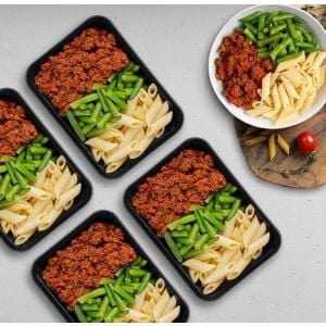 Afvallen 4 maaltijden Pasta Beef – Paprika Bolognese | Muscle Meals