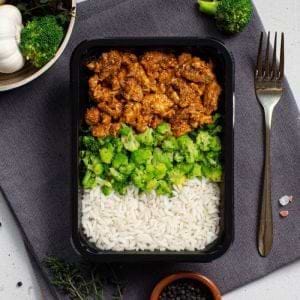 Spiermassa - Kip Classic – Rijst – Broccoli | Muscle Meals