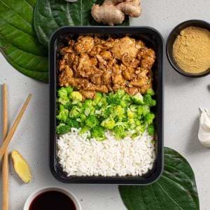 Droog trainen - Kip Teriyaki - Rijst - Broccoli | Muscle Meals sportmaaltijden