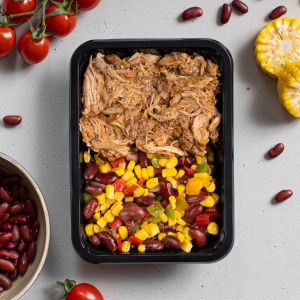 Afvallen - Pulled Chicken - Rijst - Mexican Style | Muscle Meals sportmaaltijden
