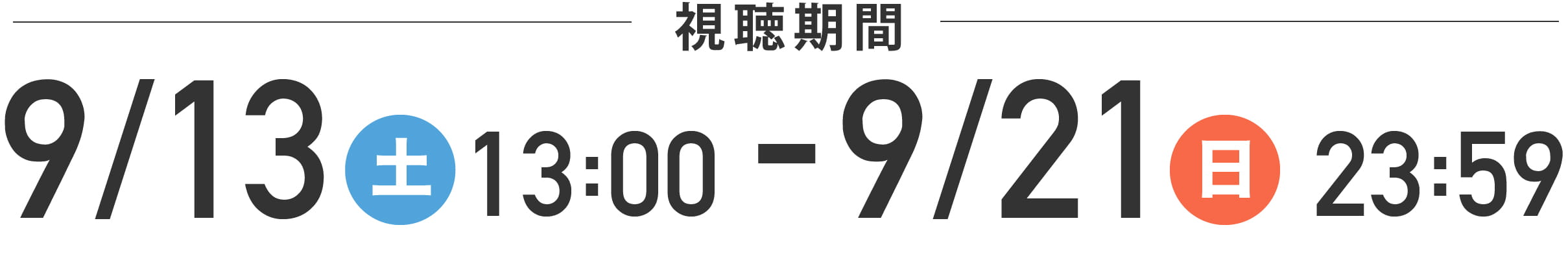 視聴期間