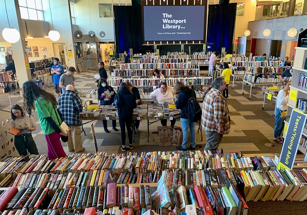 Hit the books Thousands on sale at Westport Library Westport Journal