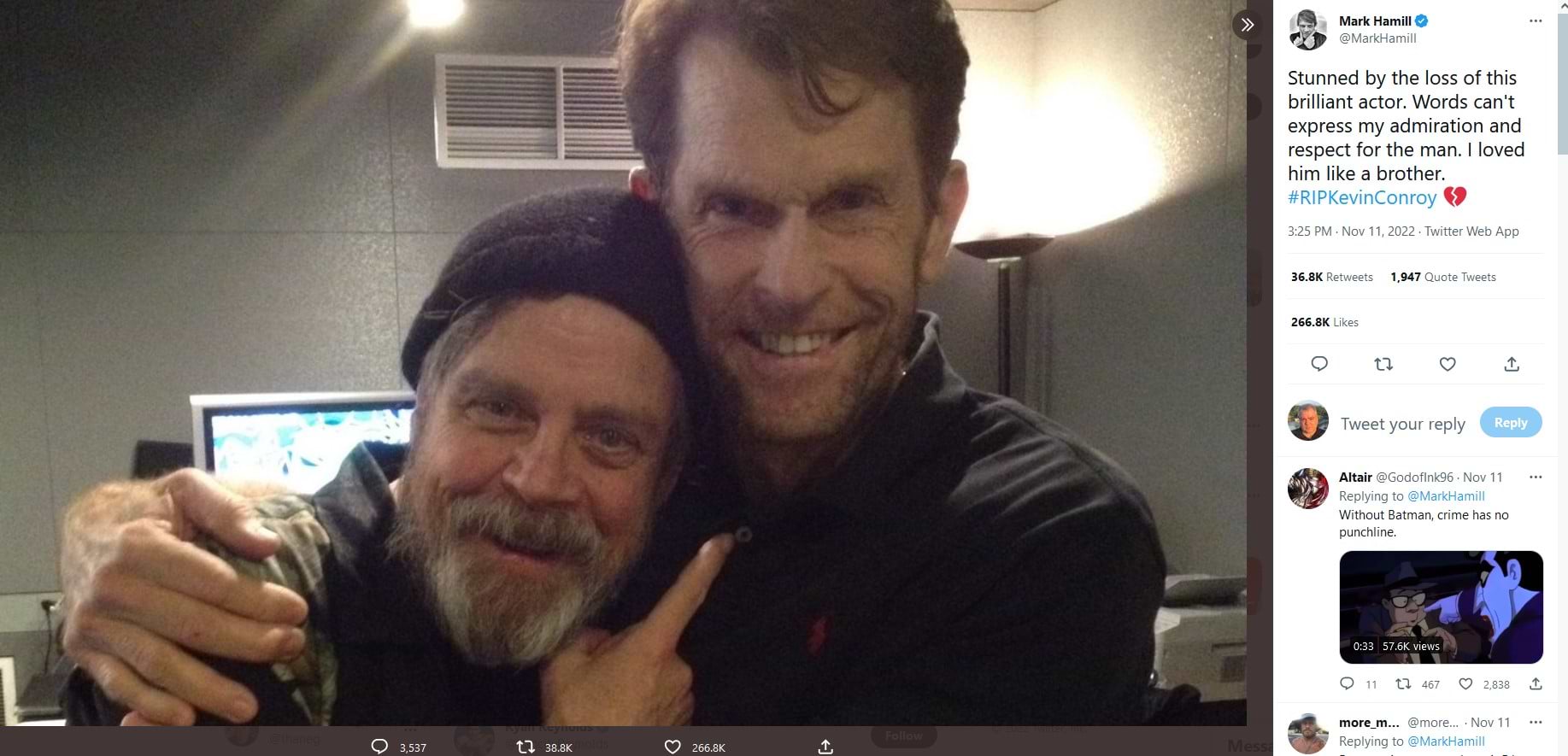 Kevin Conroy, longtime voice of animated Batman, dies at 66 from cancer -  Good Morning America