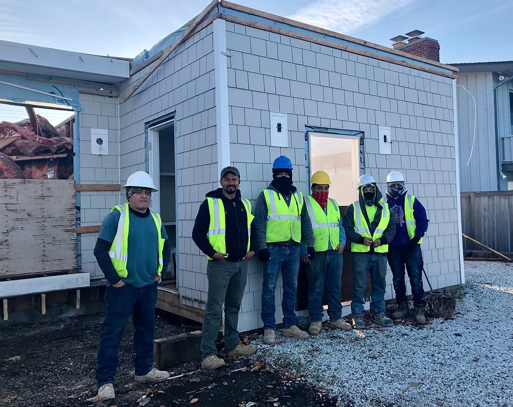 The (non)wrecking crew from Baltimore, from left, Hector Guirdado, Orlyn Cruz, Julio Elvir, Jose Ramos, Yunior Torres and Molvin Alfaro.