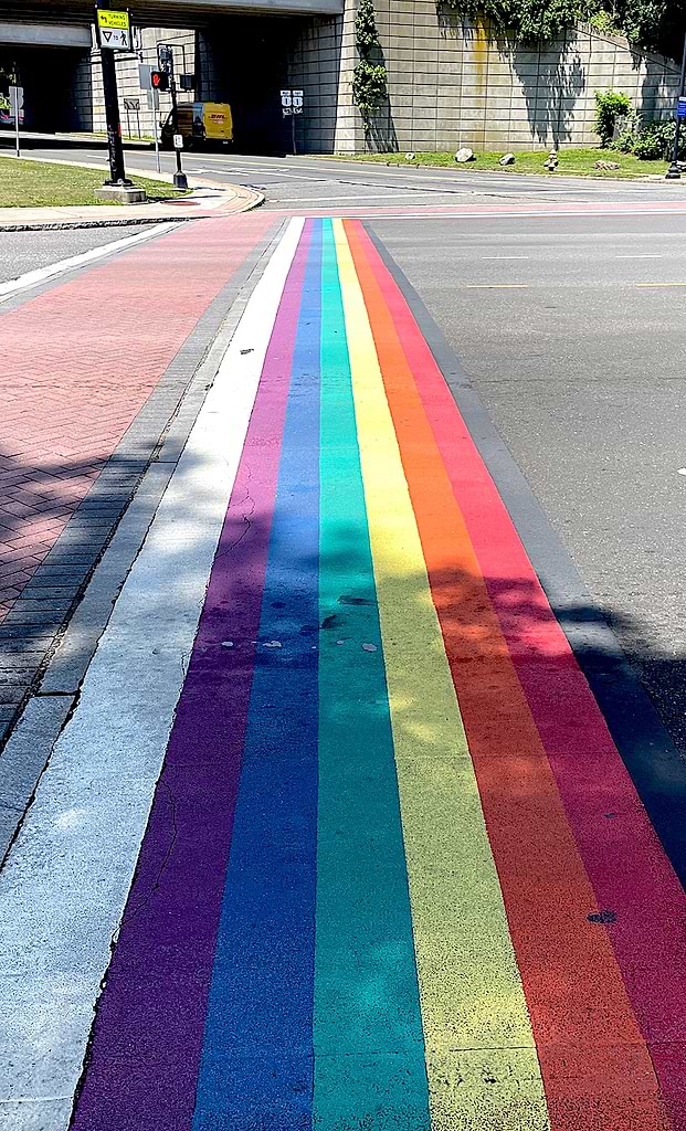 Pride rainbow crosswalk to shine permanently downtown Westport Journal