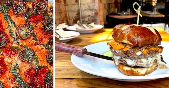 Emmy Squared: Signature pizza, burgers on the menu downtown