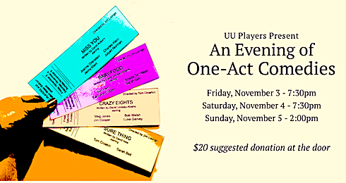 Weekend of short comedies staged by UU Players