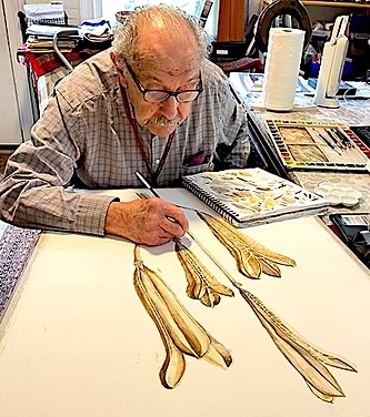 Artist and Teacher, Richard Rauh at 96 Is No Ordinary Late Bloomer