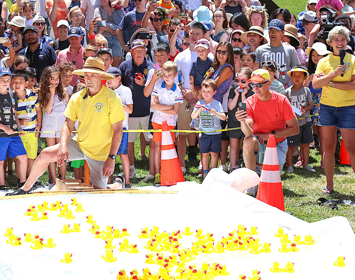 Just Ducky! Yellow Duckies Splash to Raise Cash for Sunrise Rotary