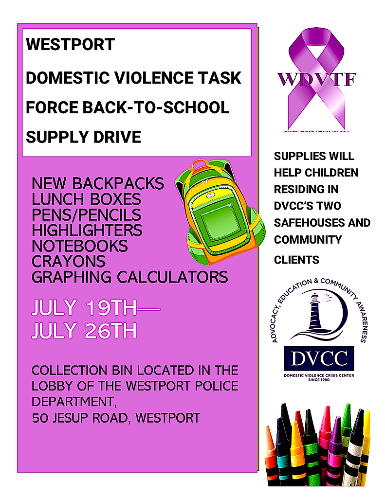 School Supplies Collected for Kids of Domestic Violence Victims 