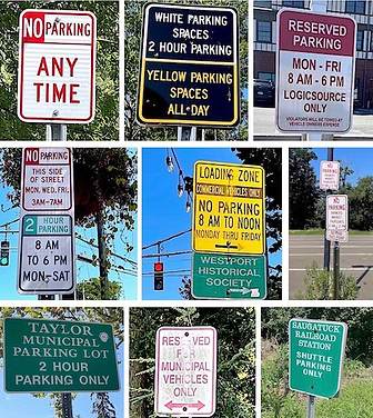 Signs point to why parking in downtown Westport is so frustrating