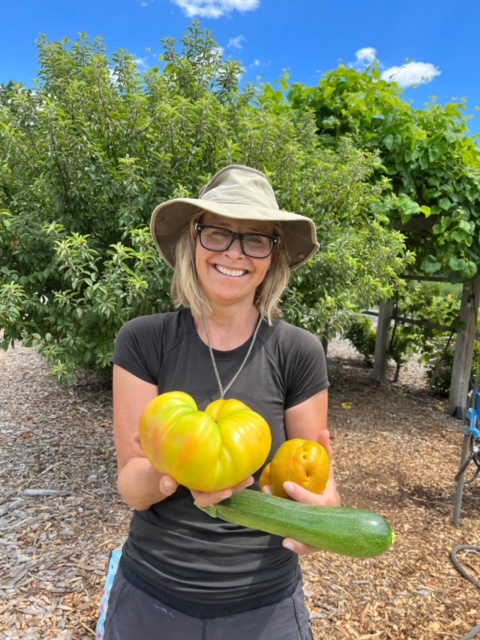 Westport Community Gardener Emily Prince - Photo Lou Weinberg